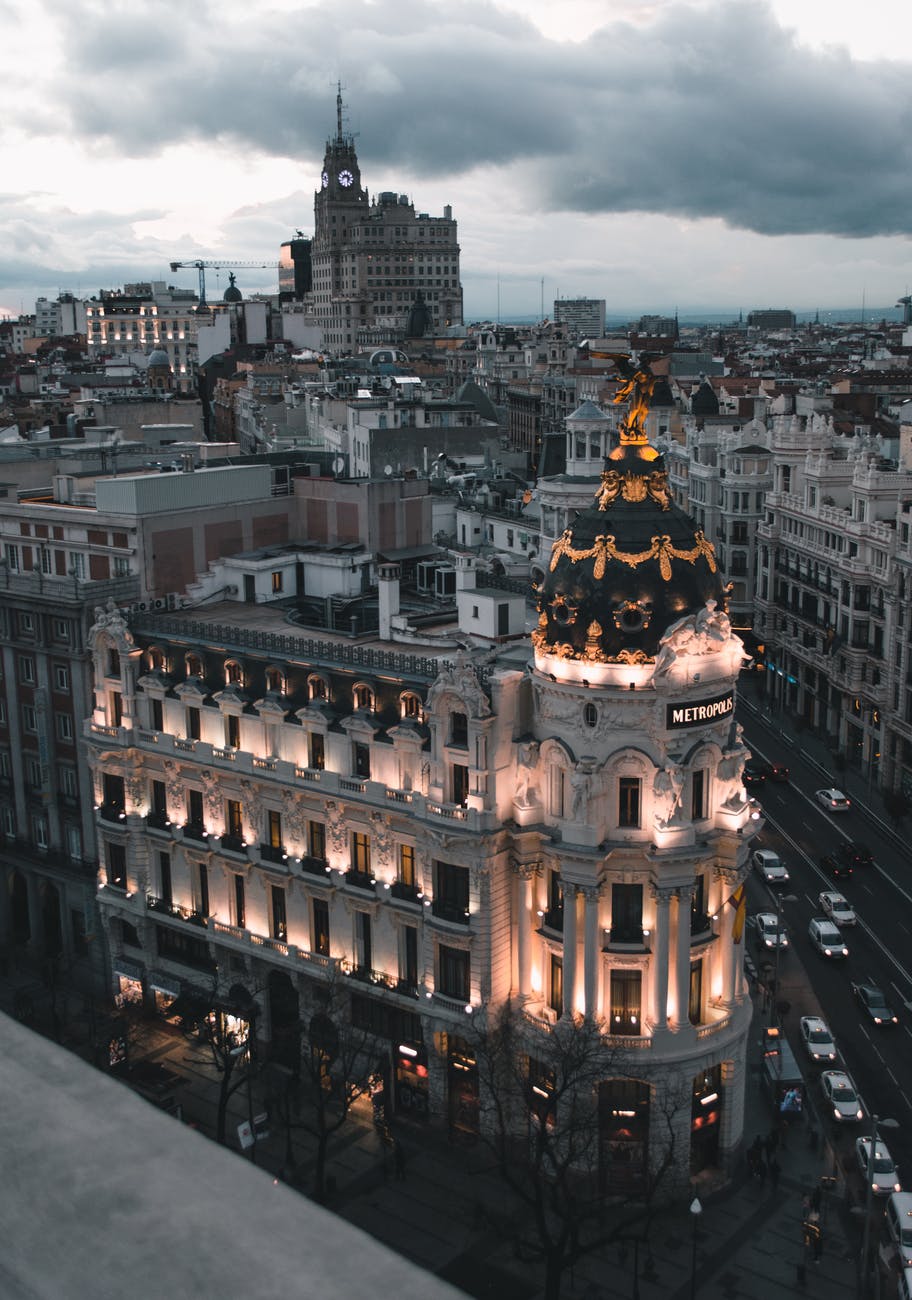 yellow and beige high rise building